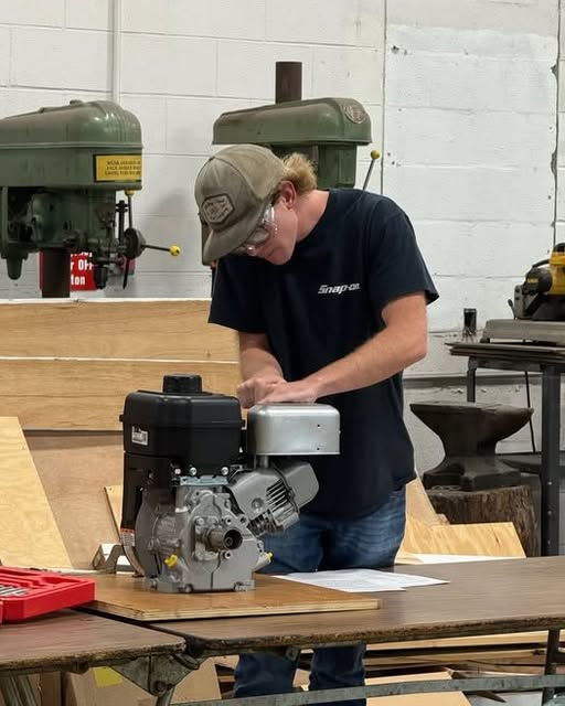 SJHS Senior Darrin Kibler Places 1st In Northern Virginia Area FFA Small Engines CDE